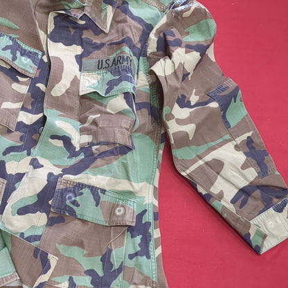 US Army US Army SMALL REGULAR Uniform Top BDU Woodland Pattern (09CR cb5-7)
