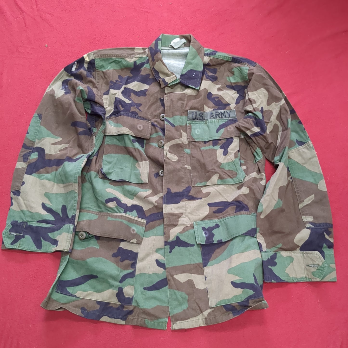 US Army SMALL REGULAR Uniform Top BDU Woodland Pattern (09 cb5-CR1)