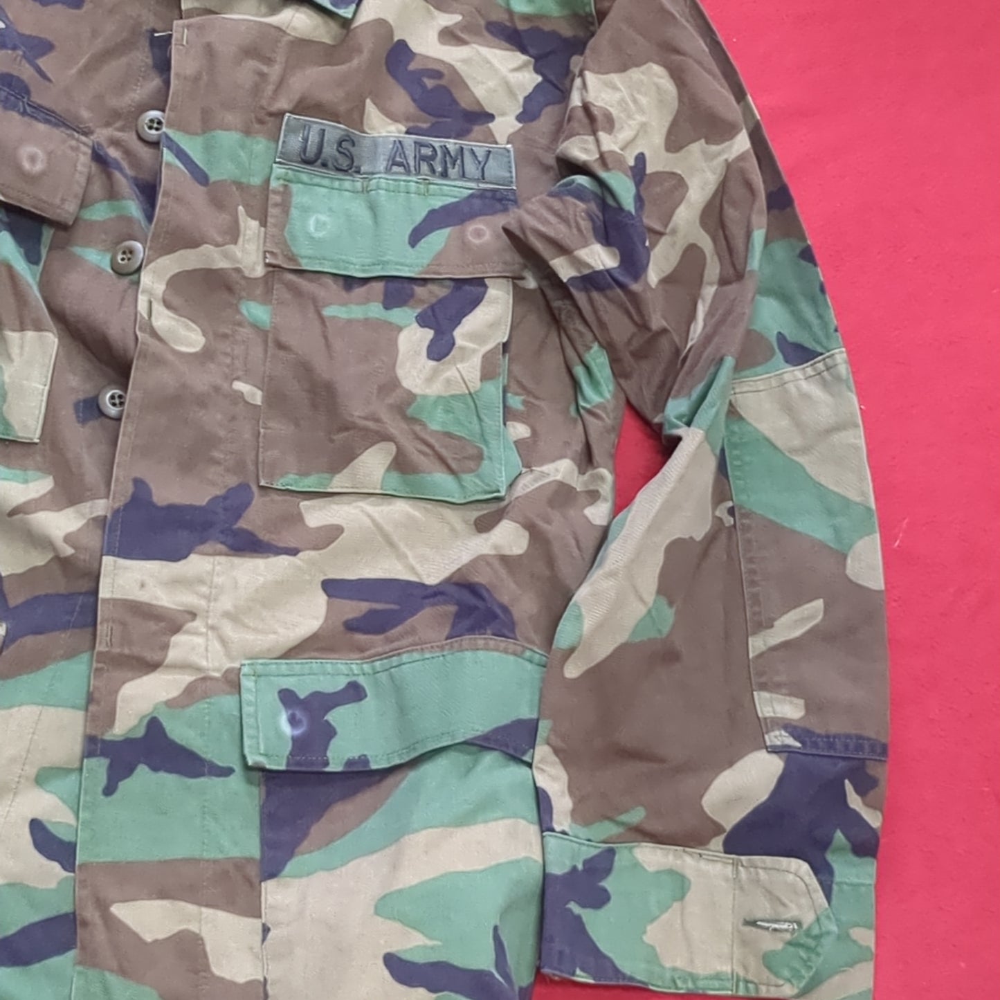 US Army SMALL REGULAR Uniform Top BDU Woodland Pattern (09 cb5-CR1)