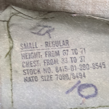 US Army US Army SMALL REGULAR Uniform Top BDU Woodland Pattern (09CR cb5-8)