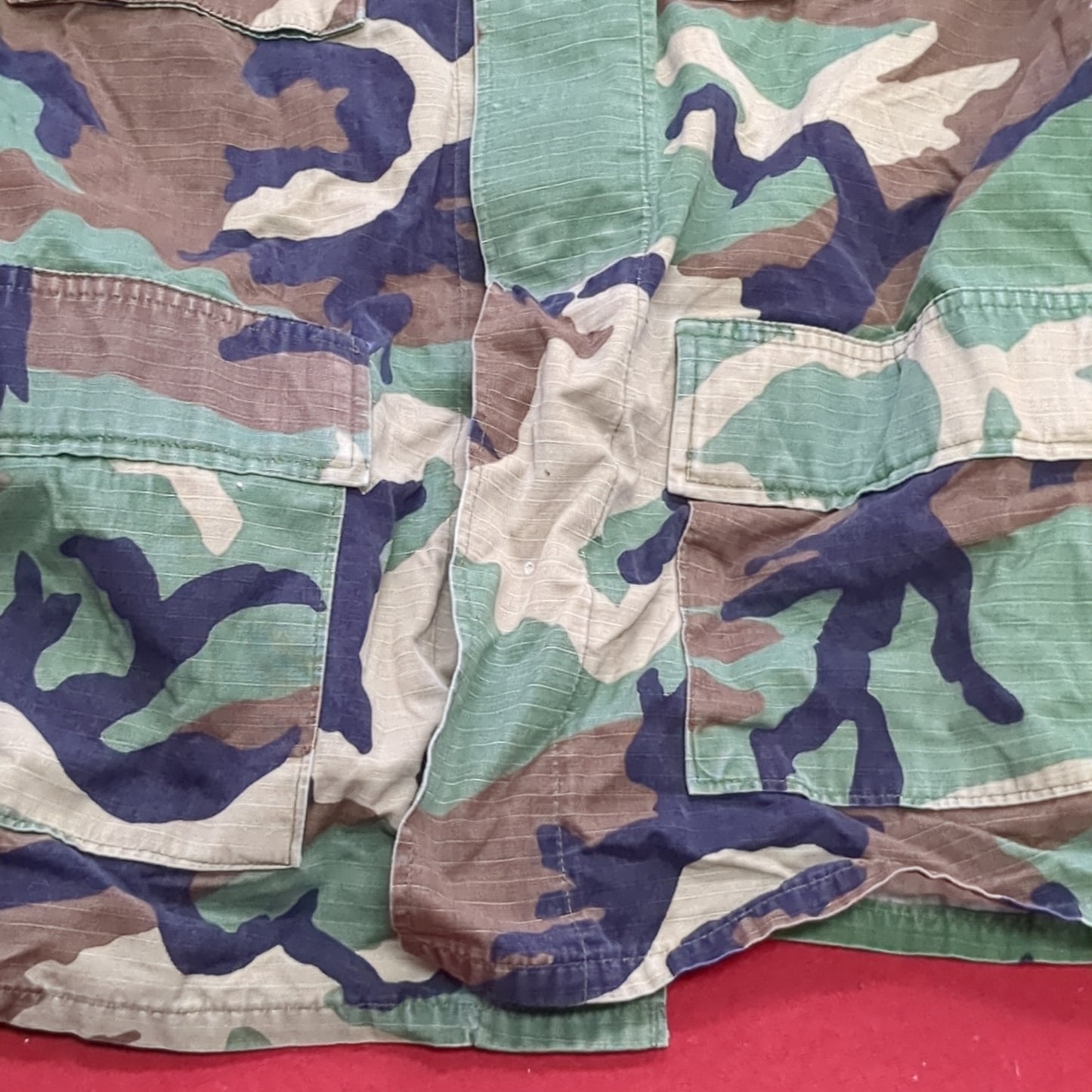 US Army LARGE EXTRA-LONG Uniform Top BDU Woodland Pattern (fa14-01)