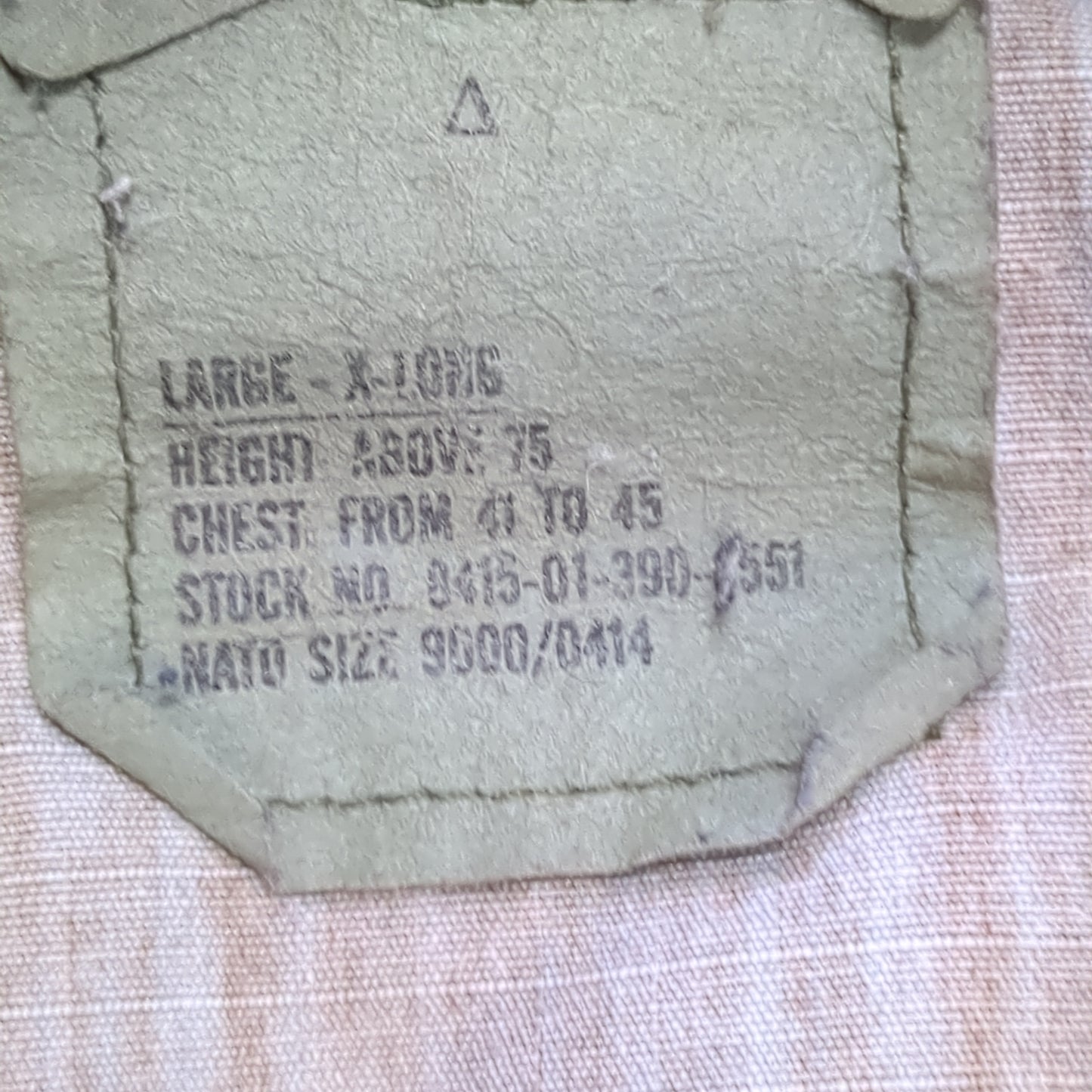 US Army LARGE EXTRA-LONG Uniform Top BDU Woodland Pattern (fa14-01)