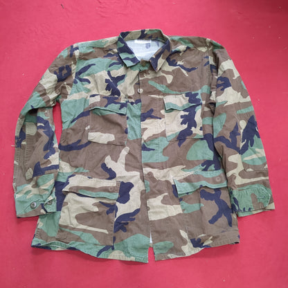 US Army LARGE LONG Uniform Top BDU Woodland Pattern (03cc cb7-7)
