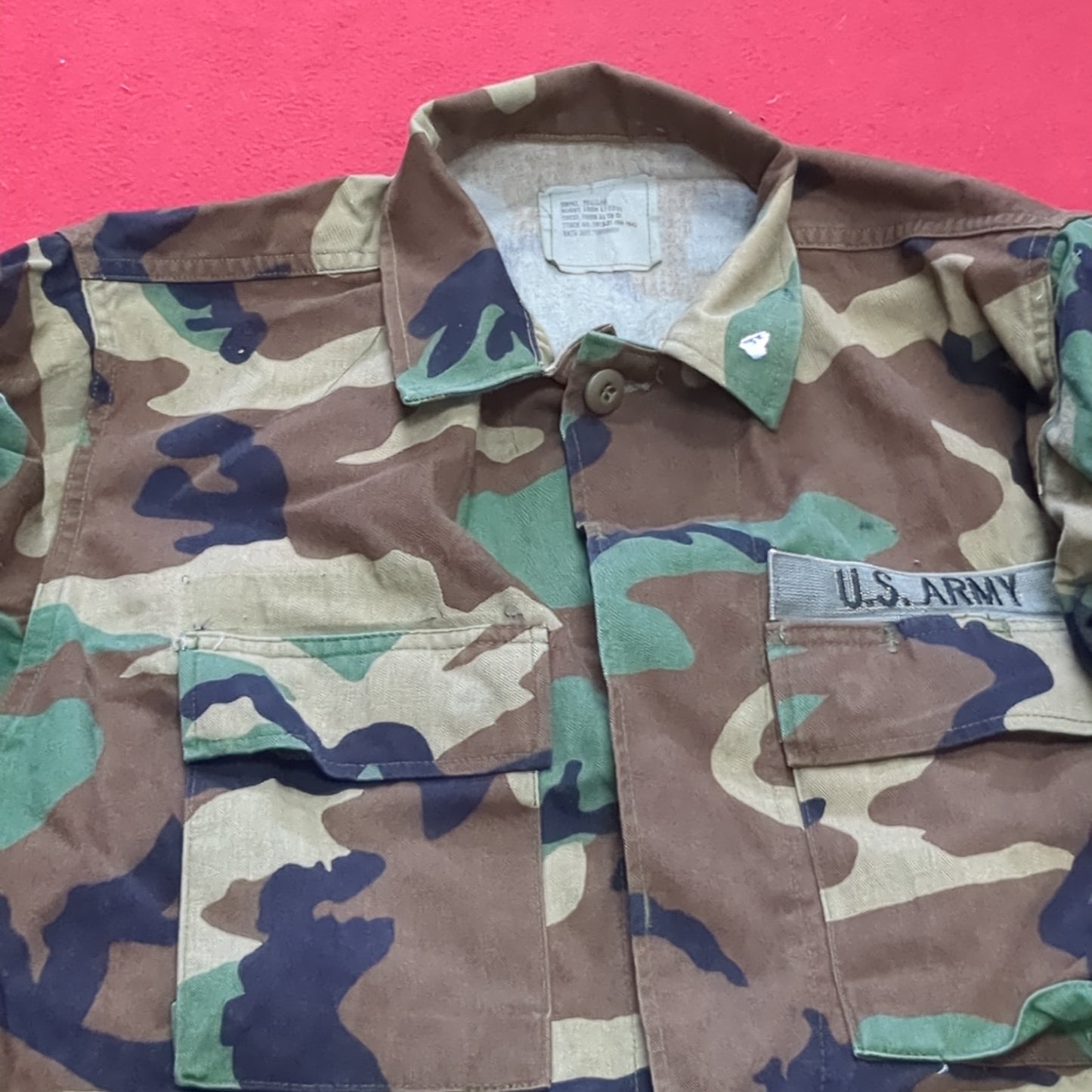 US Army US Army SMALL REGULAR Uniform Top BDU Woodland Pattern (03cc cb7-20)