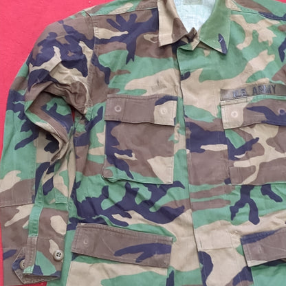 US Army SMALL REGULAR Uniform Top BDU Woodland Pattern (03cc cb7-13)