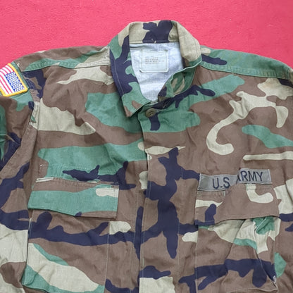 US Army LARGE LONG Uniform Top BDU Woodland Pattern (03cc cb7-8)