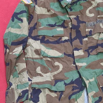 US Army LARGE LONG Uniform Top BDU Woodland Pattern (03cc cb7-8)