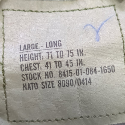 US Army LARGE LONG Uniform Top BDU Woodland Pattern (03cc cb7-8)