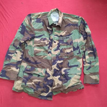 US Army US Army LARGE LONG Uniform Top BDU Woodland Pattern (03cc cb7-9)