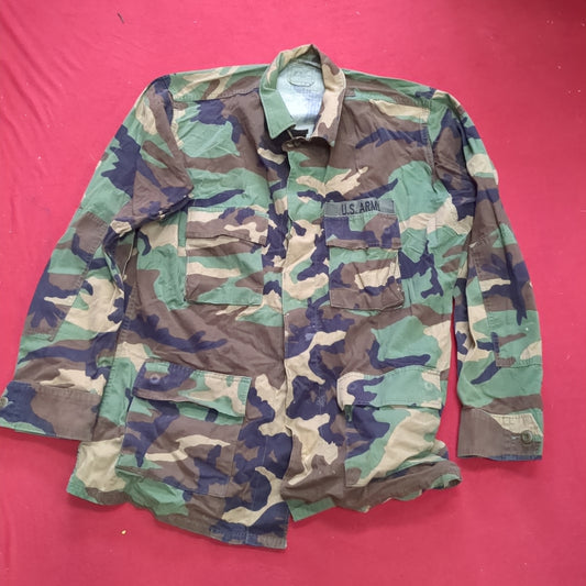 US Army US Army LARGE LONG Uniform Top BDU Woodland Pattern (03cc cb7-9)