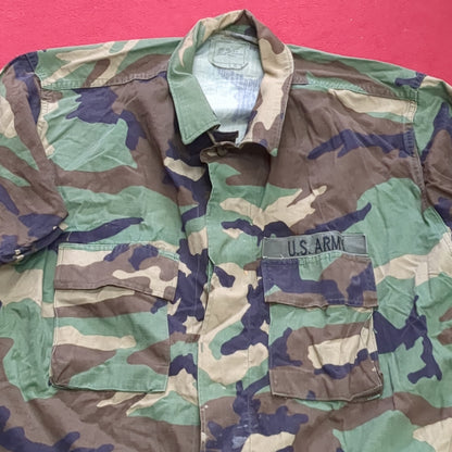 US Army US Army LARGE LONG Uniform Top BDU Woodland Pattern (03cc cb7-9)