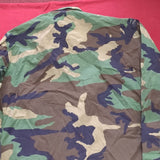 US Army US Army LARGE LONG Uniform Top BDU Woodland Pattern (03cc9)