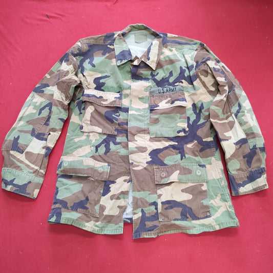 US Army US Army SMALL REGULAR Uniform Top BDU Woodland Pattern (03cc cb7-18)