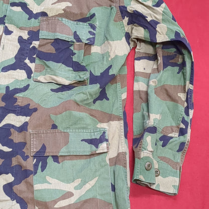 US Army LARGE LONG Uniform Top BDU Woodland Pattern (03cc cb7-3)
