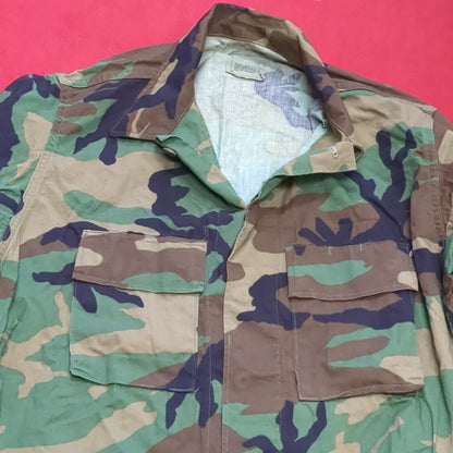 US Army MEDIUM LONG Uniform Top BDU Woodland Pattern (05cc cb8-13)