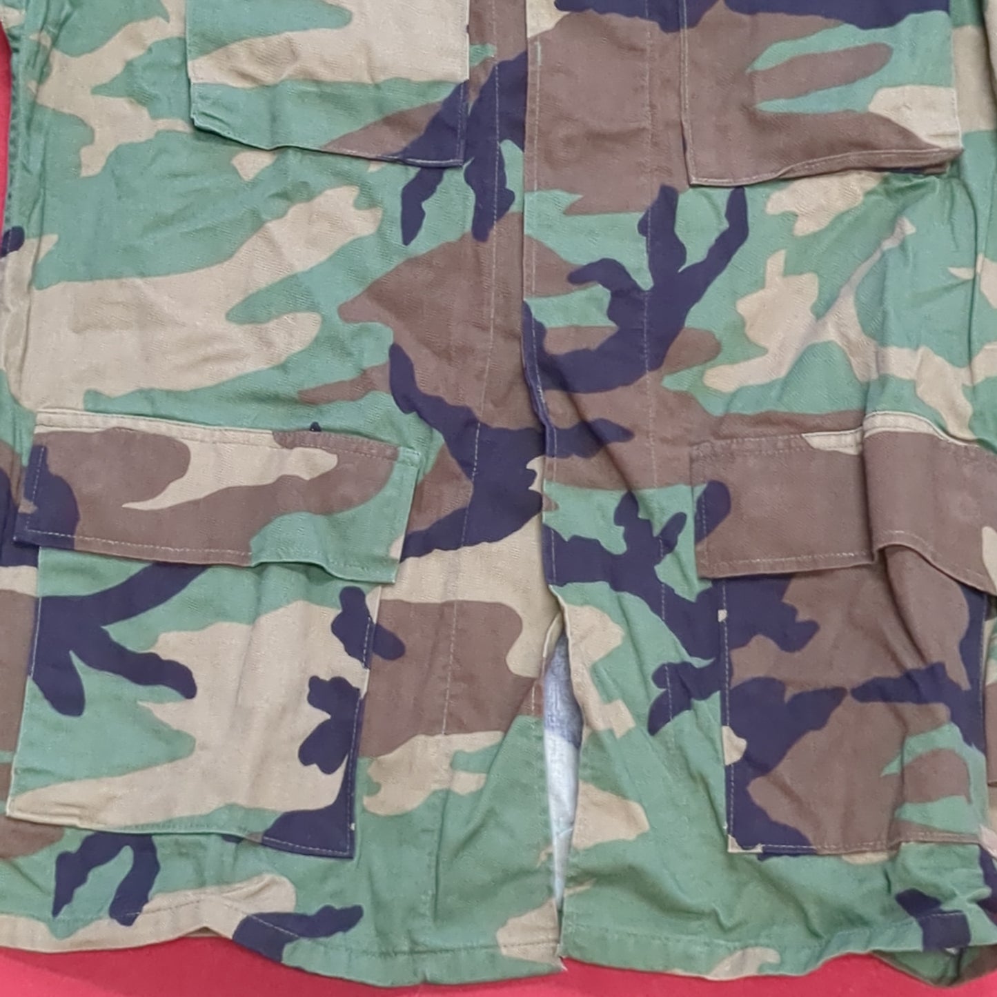 US Army MEDIUM LONG Uniform Top BDU Woodland Pattern (05cc cb8-13)