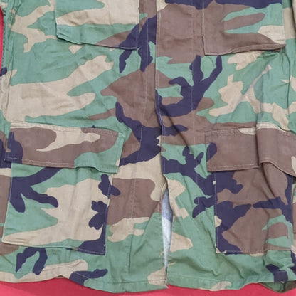 US Army MEDIUM LONG Uniform Top BDU Woodland Pattern (05cc cb8-13)