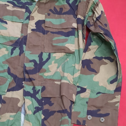 US Army MEDIUM LONG Uniform Top BDU Woodland Pattern (05cc cb8-13)