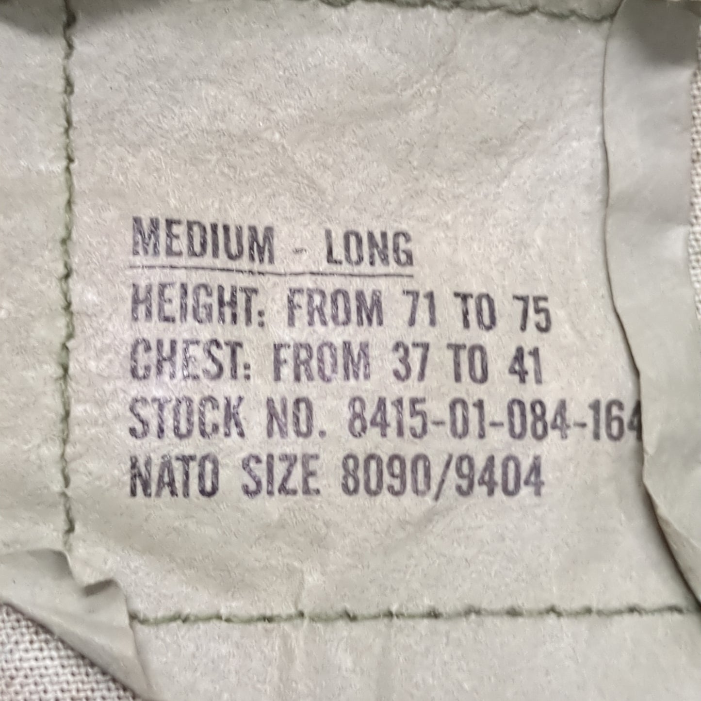 US Army MEDIUM LONG Uniform Top BDU Woodland Pattern (05cc cb8-13)