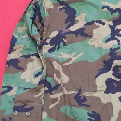 US Army MEDIUM LONG Uniform Top BDU Woodland Pattern (05cc cb8-13)