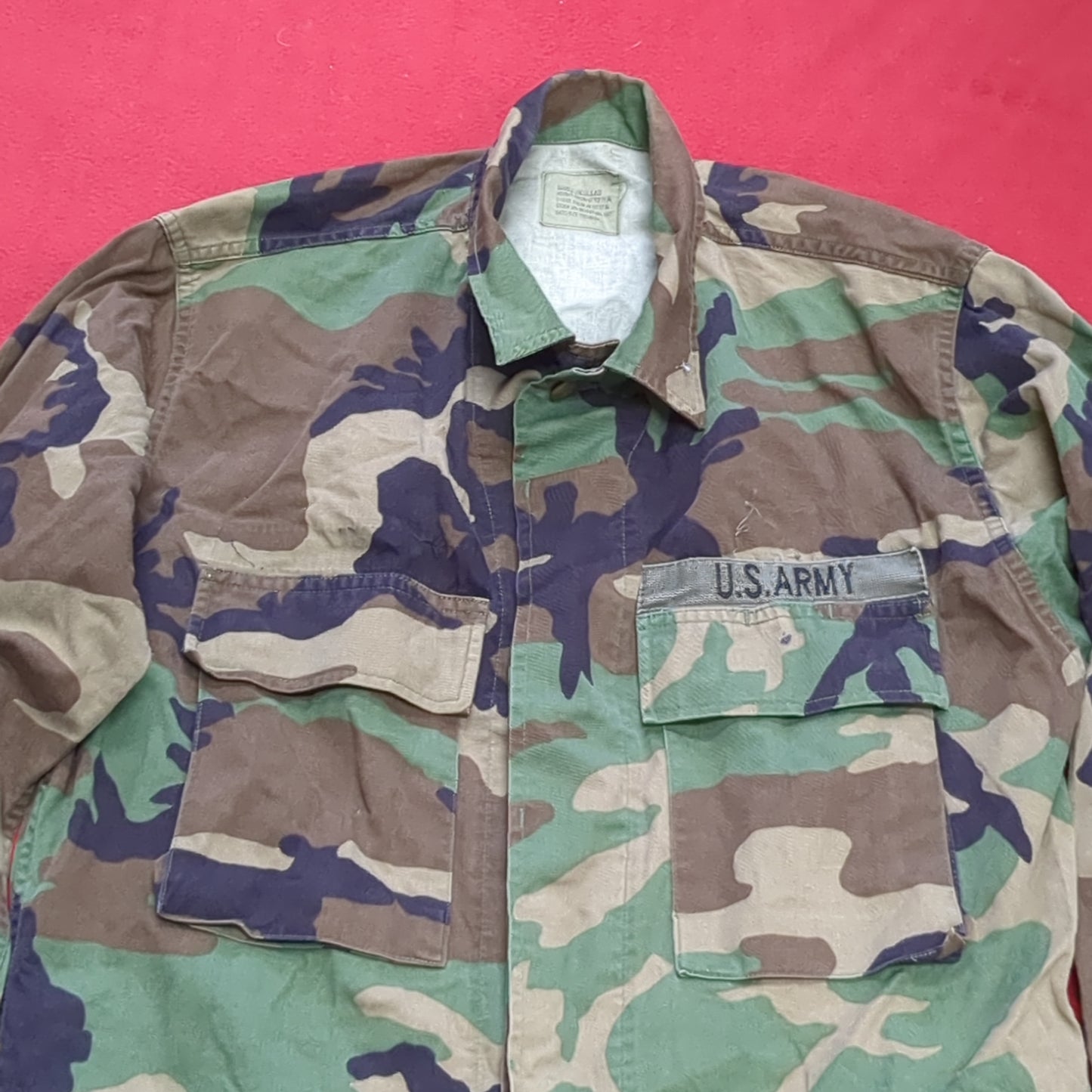 US Army US Army SMALL REGULAR Uniform Top BDU Woodland Pattern (06cc ca9-02)