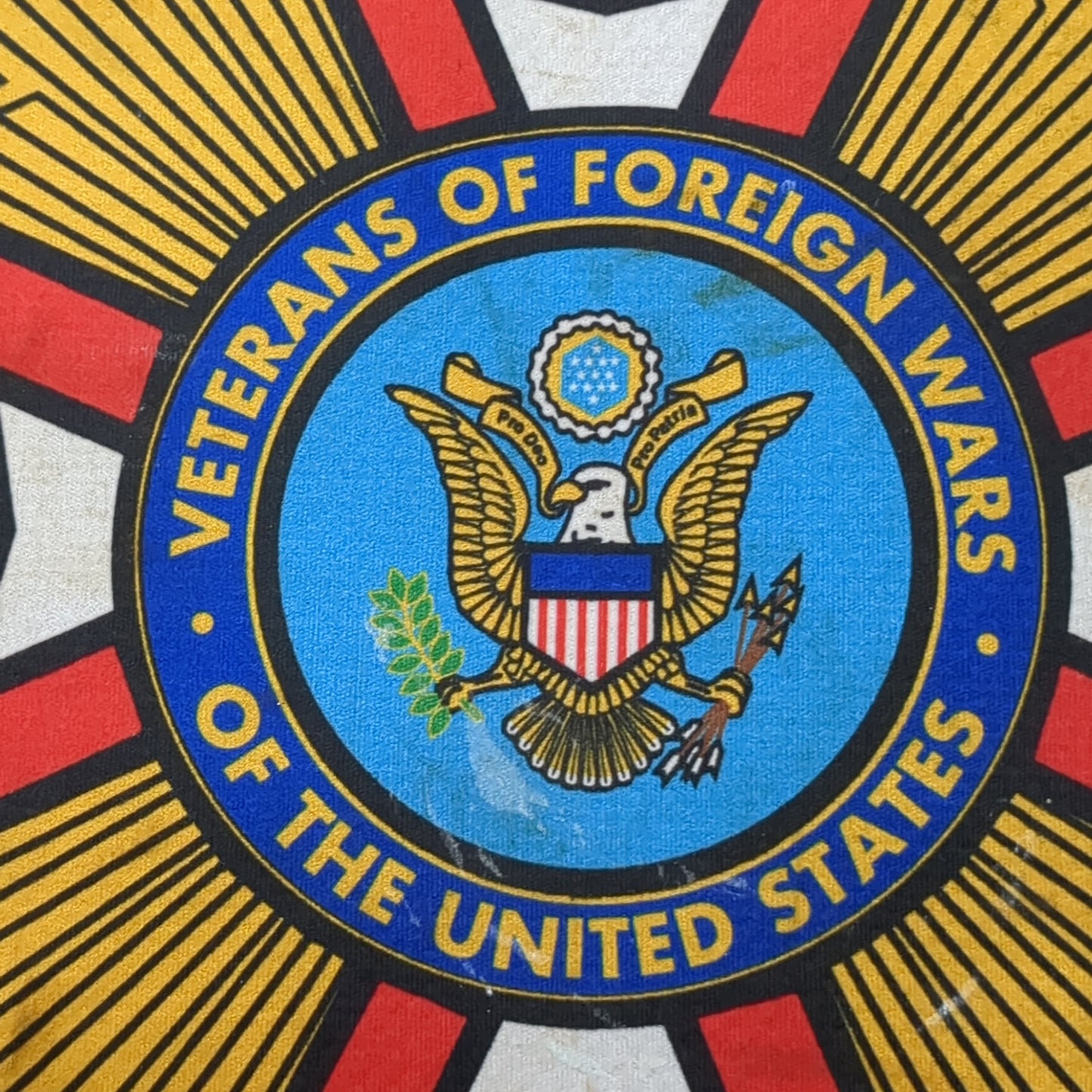 VFW Post 9122 Rubber Mat 13" x 13" (06cc ca9-j275)