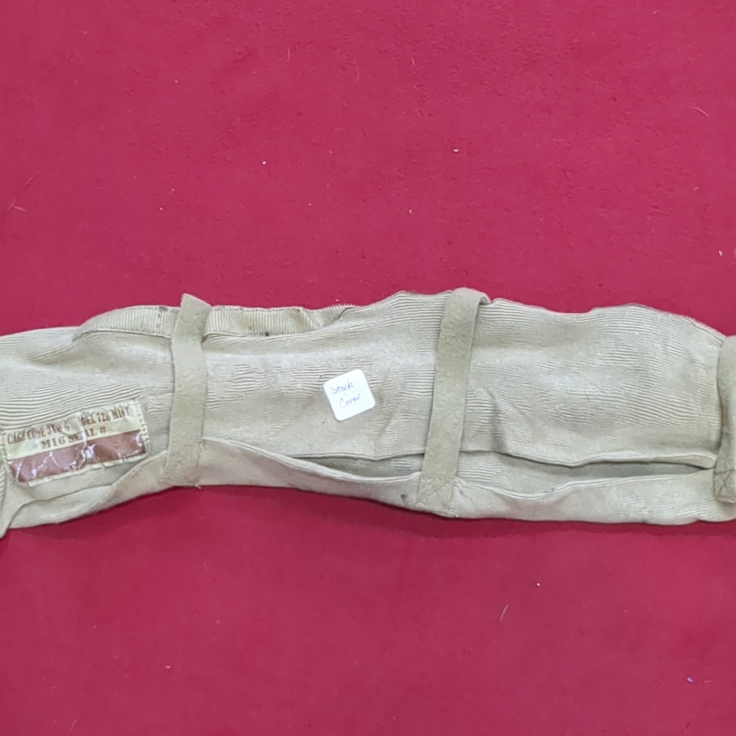 Vintage US Army Tan Stock Cover Cage 3XUUG Model 728 (06cc ca9-MH283)