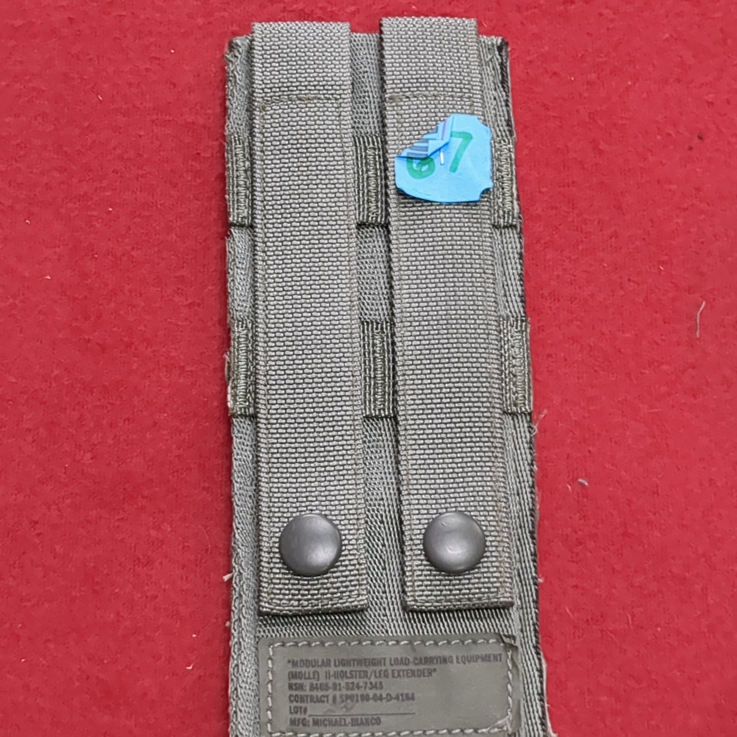 US Army Modular Lightwright Load Carrying Equipment Holster/Leg Extender Molle 7345 (09cc ca10-67)