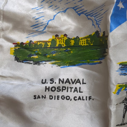 Vintage US Navy "Sweetheart" Sweetheart Pillow Case (11cc- ca12-C83)