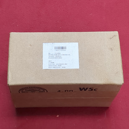 NOS US Army M256A1 Chemical Detector Kit Complete in Box (12cc cb9-)