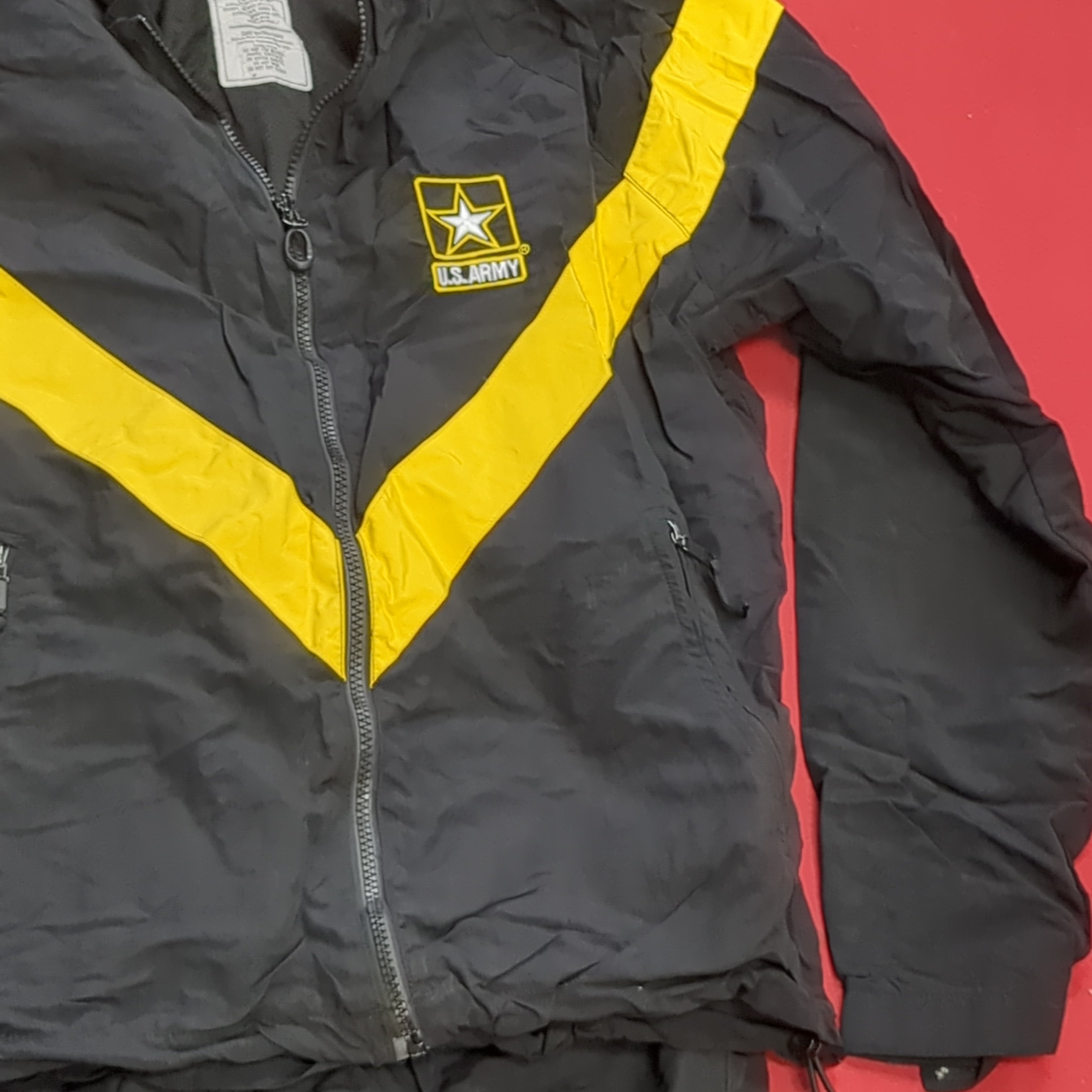 Set of US Army Small Regular Black Gold Winter APFU PT