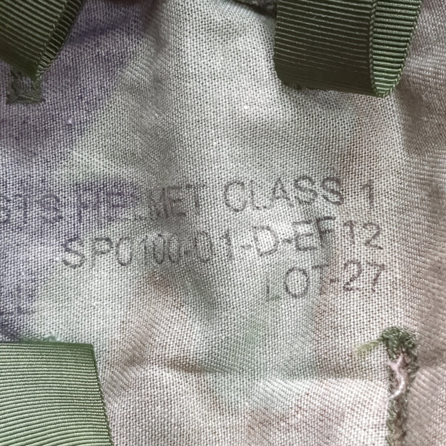 USED US Army Woodland Camo Helmet Cover Size X-Small/Small (07n-BDU2-FA13-23)