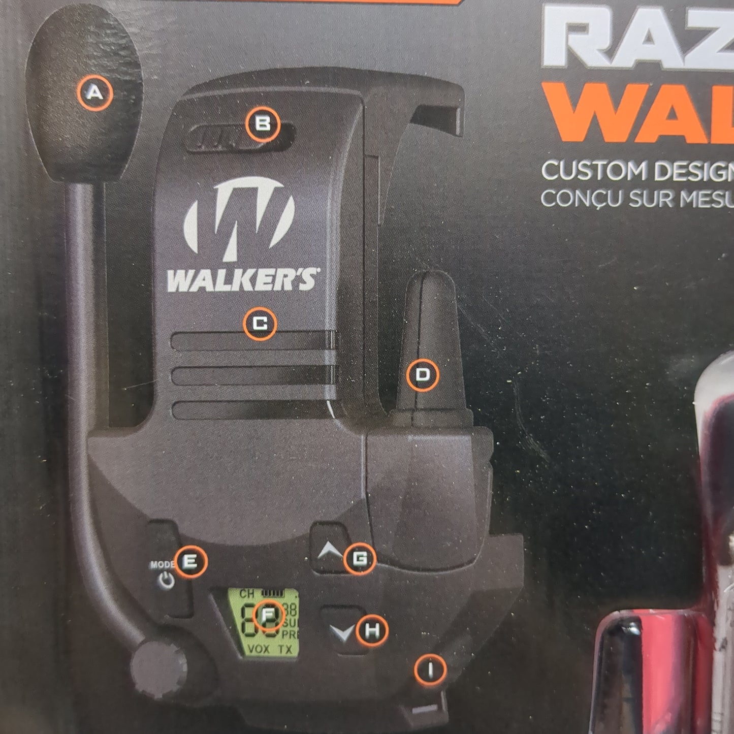 Set of NOS Walker's Razor Walkie Talkies for Razor Muff (fc03-AUG374)
