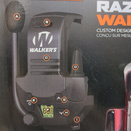 Set of NOS Walker's Razor Walkie Talkies for Razor Muff (fc03-AUG374)