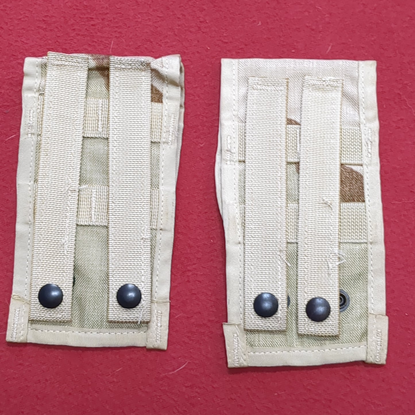 NOS *Lot of 2* US Army Specialty Defense Systems Double 2 Mag Pouchs DCU Molle II Excellent (17s- (ab08-AUG387)