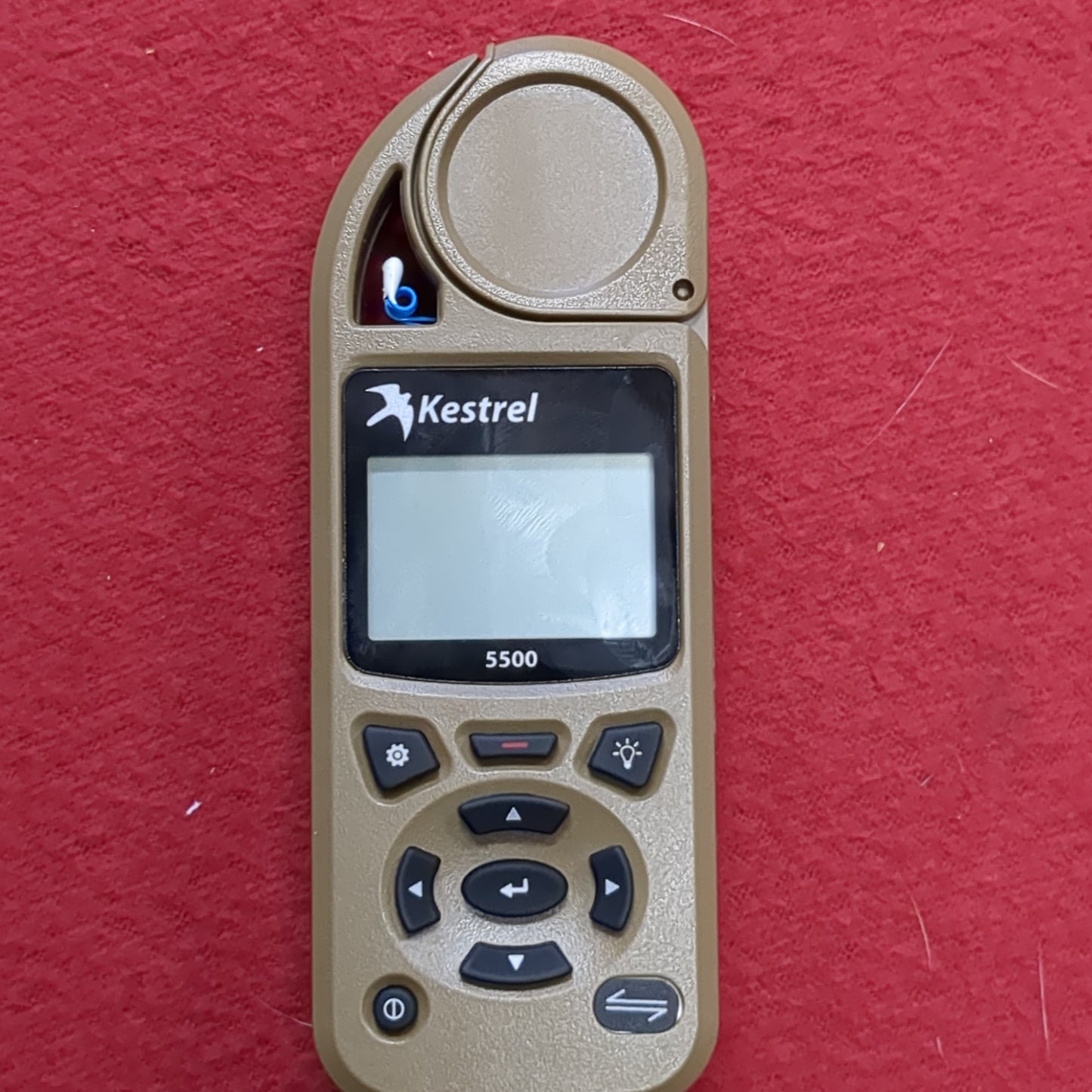 NOS Kestrel 5500 Rugged Weather Meter Tan Excellent In Box Complete (bar ac04-AUG390)