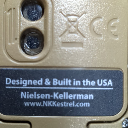 NOS Kestrel 5500 Rugged Weather Meter Tan Excellent In Box Complete (bar ac04-AUG390)