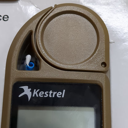 NOS Kestrel 5500 Rugged Weather Meter Tan Excellent In Box Complete (bar ac04-AUG390)