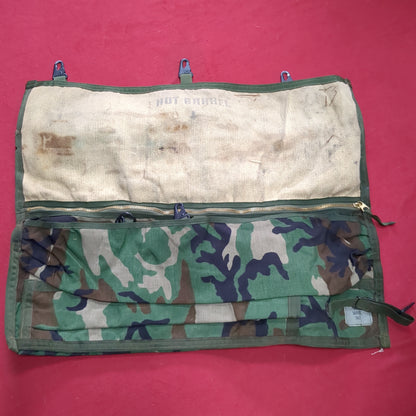 Good Condition US Army BDU Spare Barrel Bag Woodland (BA01-SEP02)