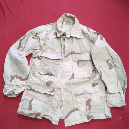 Used Medium Short DCU Desert Camo Top Jacket Uniform (14n DC10-K)