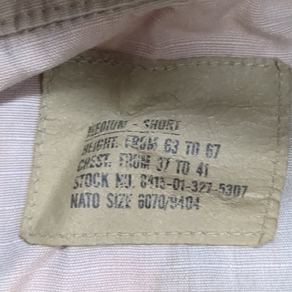 Used Medium Short DCU Desert Camo Top Jacket Uniform (14n DC10-K)