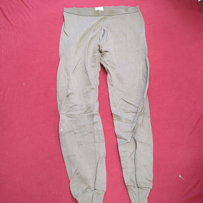 1980s/90s Good Condition US Army Medium Cold Weather Bottoms Brown (14n DC10-8)