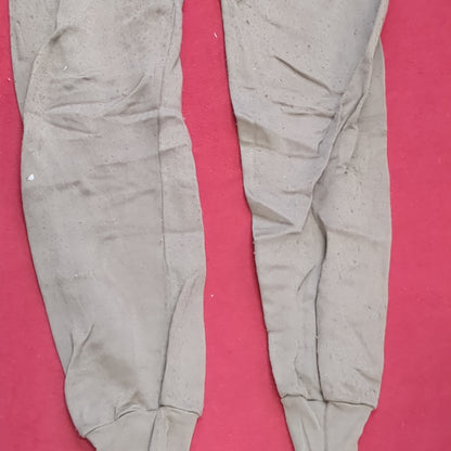 1980s/90s Good Condition US Army Medium Cold Weather Bottoms Brown (14n DC10-8)
