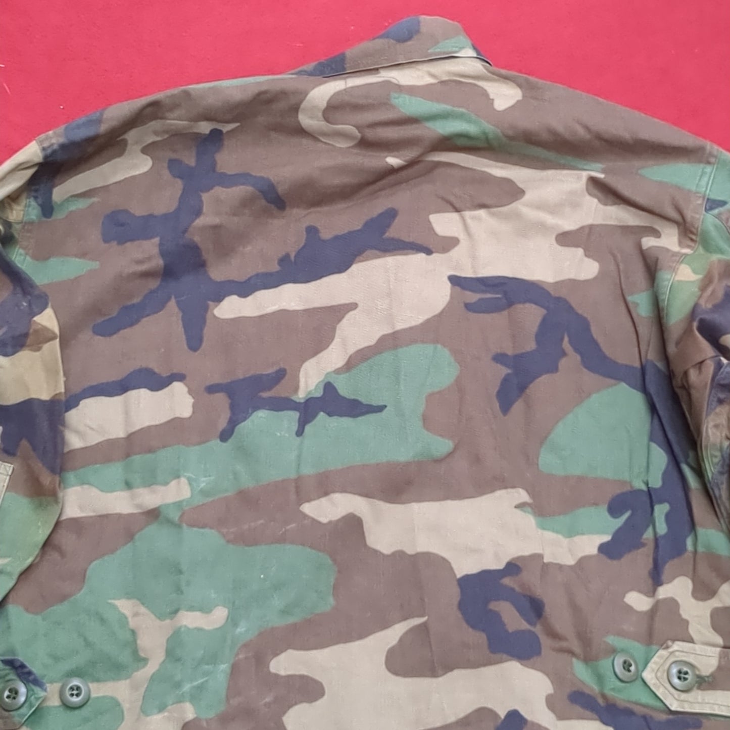 US Army MEDIUM SHORT Uniform Top BDU WOODLAND Pattern (14o db4-33)