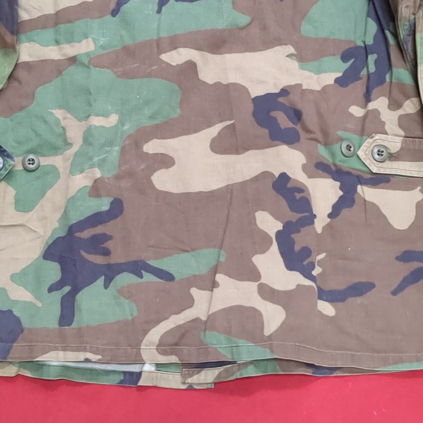 US Army MEDIUM SHORT Uniform Top BDU WOODLAND Pattern (14o db4-33)