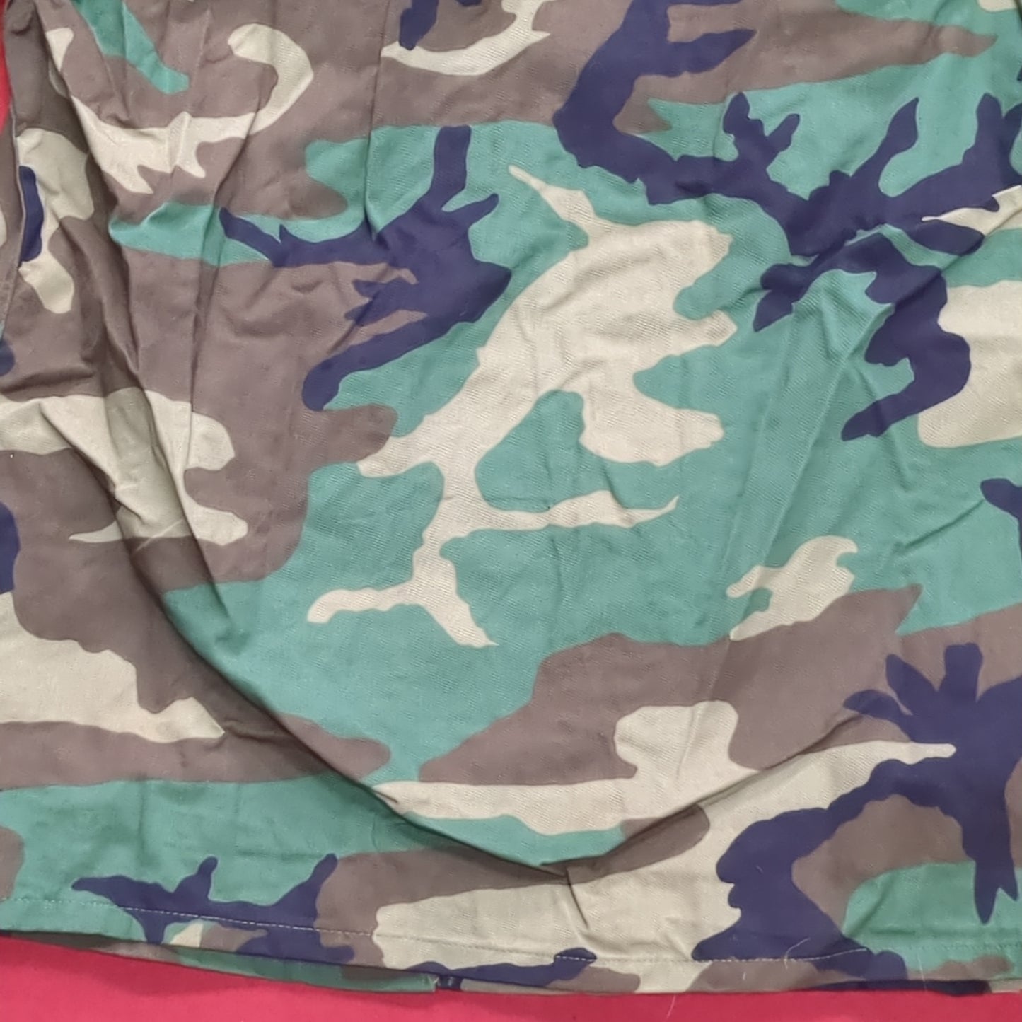 US Army MEDIUM SHORT Uniform Top BDU WOODLAND Pattern Good Condition (14o db4-36)
