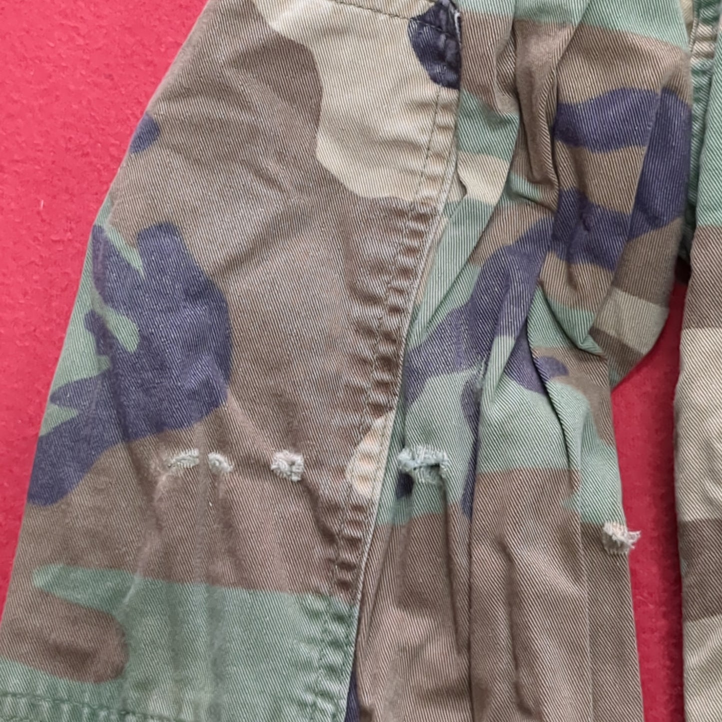 US Army MEDIUM SHORT Uniform Top BDU WOODLAND Pattern USED (14o db4-27)
