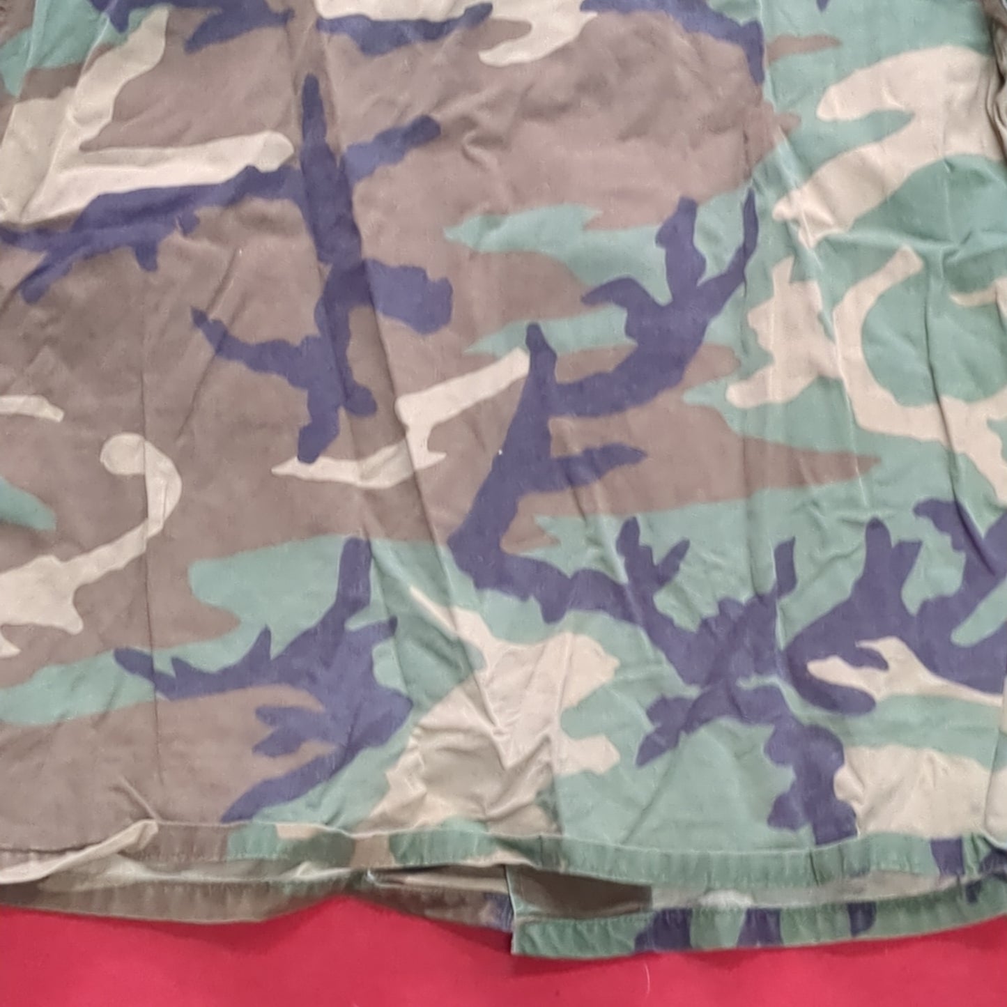 US Army MEDIUM SHORT Uniform Top BDU WOODLAND Pattern USED (14o db4-27)