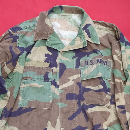 US Army LARGE REGULAR Uniform Top BDU WOODLAND Pattern (15o db8-6)