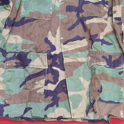 US Army LARGE REGULAR Uniform Top BDU WOODLAND Pattern (15o db8-6)